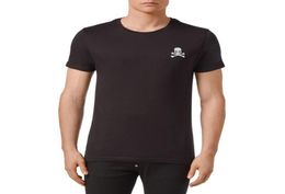 PP mens designer t shirts short sleeve men brand clothing fashion embroidery skull women tshirt male top quality cotton Tees 0932686085