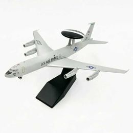 Aircraft Modle Diecast Metal 1/200 Scale E-3 E3 Sentry AWACS USAF Early Warning Aircraft Airplane Models Toy For Collection Y240522