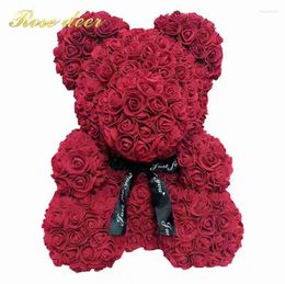 Party Decoration 40CM Valentine's Romantice Artificial Rose Bear/Dog/ PE Gift For Wedding Creative DIY Valentine