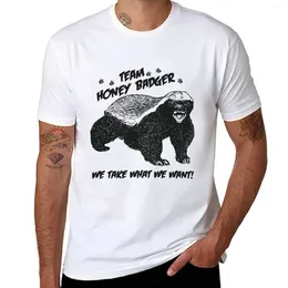 Men's Polos Team Honey Badger T-Shirt Customizeds Sports Fans