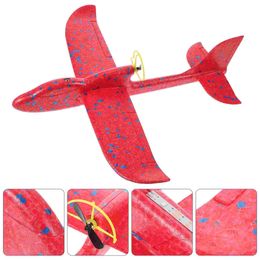 Aeroplanes Capacitor Electric Hand Launch Throwing Glider Aircraft Inertial Foam EVA Toy Plane Model Outdoor Toy