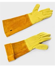 Long Rose Pruning Garden Gloves Anti-scratch Faux Leather Protective Gloves Fruit picking Shrub Pruning Trimming Hand Protector