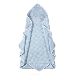 Hooded Bath Newborn Waffle Cotton Soft Infant Towels Toddler Bathrobe For Boy Girl Swaddle Wrap Baby Blanket 78*78cm