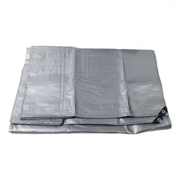 Raincoats Polyester Tarp Cover Thick Double Silver Waterproof Heat Insulating Sunproof Tear Proof Multipurpose Outdoor Tarps