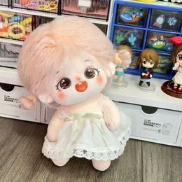 Dolls 20cm Cute Idol Doll Anime Plush Star Doll Fill Customised Pattern Toy Cotton Baby Plush Toy Fan Girl Series Gift S2452201 S2452201 S2452201