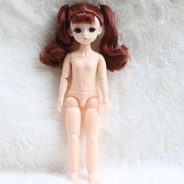 Dolls 30cm BJD doll body 22 movable connectors fashionable 1/6 Bryce doll including beautiful 3D eyes DIY childrens toys S2452201 S2452201 S2452201