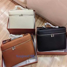 Lare Bag Lunch Box Bag Women genuine leather lunch box bag gigi same style bag lychee pattern cowhide handbag simple one shoulder crossbody bag for women