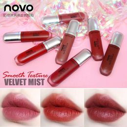 Network Red Makeup NOVO5234 Cream Ice Cream Velvet Lip Glaze Mist Face Students Moisturizing and Moisturizing Lip Color Liquid