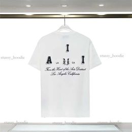 Shirt Designer Amirirs T Shirt Brand T-Shirts Men Women Jeans High Quality 100% Cotton Amirii Hip Hop Shirt Top Amirii Shoe T Shirt 88f2