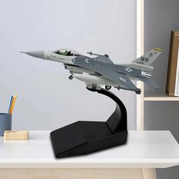 Aircraft Modle 1100 scale F16C fighter jet die cast model with high detail childrens toy Aeroplane with a stand for collecting Aeroplanes used fo