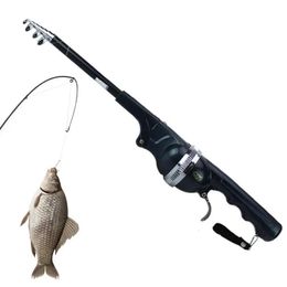 Portable Carp Foldable Fishing Rod Folding Lure Telescopic Fighing Pole Reel Compact Mini 240515