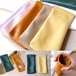 Storage Bags Pu Leather Bag Makeup Glasses Portable Earphone Protective Cover Mini Coin Sundry Lipstick Wholesale