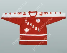 Custom BOBBY HULL WHA CANADA HOCKEY JERSEY Top Stitched S-M-L-XL-XXL-3XL-4XL-5XL-6XL