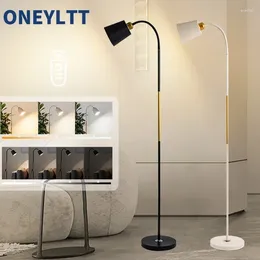 Floor Lamps Lamp Simple Light Wrought Iron LED Standing Adjustable Head Reading For Living R