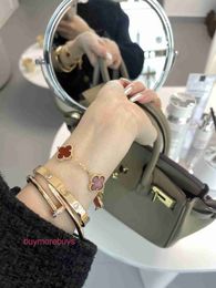 Carrtter Designer Screw Bangle Bracelet Fashion Luxury Jewelrys Trendy 18K Gold Diamond for Women Men Nail Bracelets Silver Jewelry Bracelet V7OE