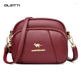 Shoulder Bags OLSITTI Fashion Casual For Women 2024 Designer High Quality Pu Leather Messenger Small Square Bag Sac A Main