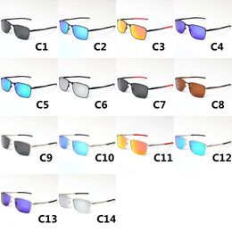 Brand Metal Frame Glasses Polarized Sunglasses Men's and Women's Fashion Designer Sun Glasses Retro Outdoor Sports Eyewear Driving Driver Mirror Sunglass With Bags