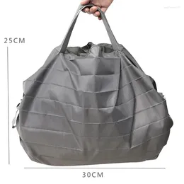Shopping Bags Japanese Foldable Large Tote Folding Polyester Reusable Grocery Bag Eco Friendly Handbag Portable Storage Book