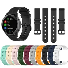 Watch Bands Watchband For Garmin Vivoactive 4S 3/4 Silicone Replacement Strap Forerunner 245 Venu 2/Venu2s/Venu2 Plus