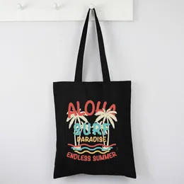 Shopping Bags Hawaii Bag Aloha Cute Beach Tote Mama Love Summer Canvas