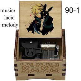 Decorative Figurines Wooden Lacie Melody Every Time You Kissed Me Wind Up Music Box Girlfriend Girls Kid Toy Christmas Birthday Year Gift