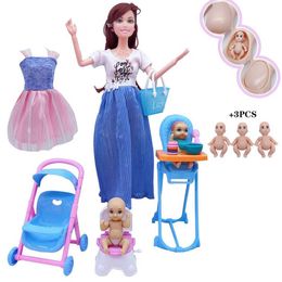 Dolls Latest handmade doll accessories for baby dolls pregnant mothers girls games Christmas gifts childrens toys no box S2452201 S2452201 S2452201