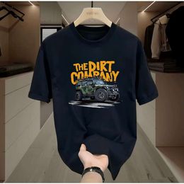 Designer's seasonal new American hot selling summer T-shirt for men's daily casual letter printed pure cotton top 1ELK