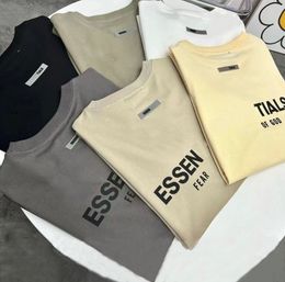Summer fashion brand street style round neck short sleeve loose male and female couple casual T-shirt