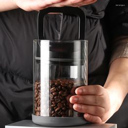 Storage Bottles Food Sealed Container Beans Jars Tea Canister Glass Kitchen Coffee Jar Candy Grounds Airtight Organiser