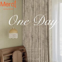 Curtain Customised French Curtains Blackout Bedroom High-end Retro For Living Dining Room In Antique Style
