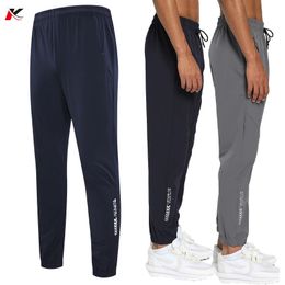 Custom Quick Dry Sports Jogging Pants with Zipper Pockets Mens Casual Trousers Solid Sweatpants Running Fitness Gym Pants 5576 240522