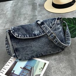 Shoulder Bags Vintage HandBags Crossbody Messenger Purse Bag Fashion Women Simple Denim Feminina