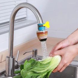 Kitchen Faucets 5-layers Purifier Tap Philtre Water Saving Faucet Bubbler Activated Carbon Filtration Shower Head Nozzle Cleaning Philtres