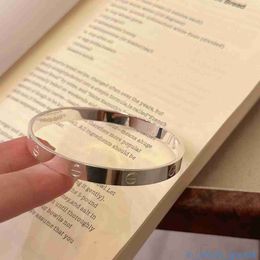 High quality AAA counter catere bracelet designer for women top grade Precision Closed Pure Silver Bracelet Solid Pure Silver Bracelet Womens Wide Edition Bracelet