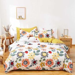 Bedding sets Luxury floral style cotton bedding 1-piece down duvet cover 2-piece set (without sheets) various sizes customizable H240521 0LCQ