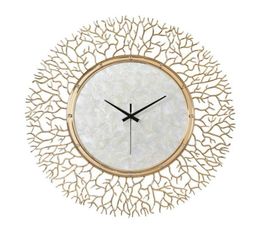 Wall Clocks Creative Mute Modern Design Large Clock Copper Fashion Art Luxury Deco Murale Home Decor For Living Room Pared1915453