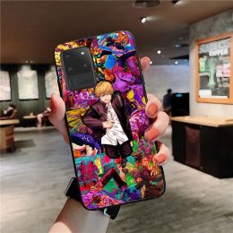 Anime Chainsaw Man Phone Case For Samsung S 9 10 20 21 22 23 30 23plus lite Ultra FE S10lite Fundas