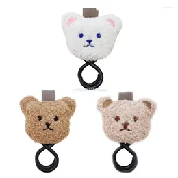 Stroller Parts Cartoon Plush Bear For Doll Baby Hook Multifunctional Mommy Bag Hanger Wheelchair Car Clip Diaper Dropship