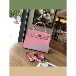 Genuine Leather Handbag Ky Shoulder Bags Pink Palm Pattern Bag Cowhide Handbag Womens Set Bag Lock Buckle Fashion Shoulder Bag Crossbody Bag 2with logo HB8T