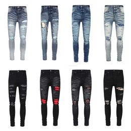 Mens Jeans Light Blue Dark Grey Italian Brand 2024 Streetwear Denim Skinny Slim Straight Biker Jeans for Fashion Premium Quality Motorcycle Denim0mxj