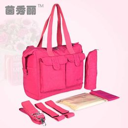 Diaper Bags Free delivery in luxury baby diaper bags fashionable diaper bags large capacity mother bags handcart bags d240522