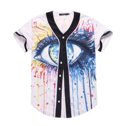 Baseball Jersey Men Stripe Short Sleeve Street Shirts Black White Sport Shirt YAO1001 3ce03