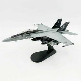 Aircraft Modle 1/72 Scale F18 F-18 VF103 Grumman Tomcat F/A-18F Pirate Flag Fighter USAF Army Air Force Diecast Metal Plane Model Toy Y240522