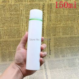 Storage Bottles White Cap Empty Airless Pump Plastic Green Edge Emulsion Bottle Lotion On Travelling Cosmetic Packaging 100pcs/lot