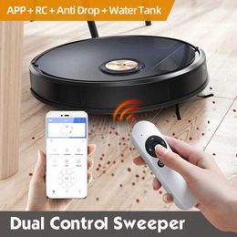Robotic Vacuums App Remote control vacuum sweeper home large robotic wet and dry with water tank sweep mop floor smart robot vaccum cleaner J240518