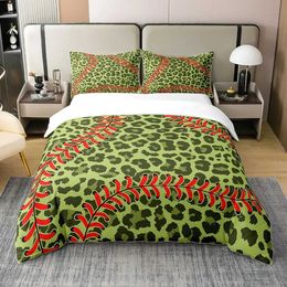 Bedding sets Leopard Comforter Set Quilt with 1 and 2 cases for Kids Bedroom All Season Full Queen Size H240521 618L