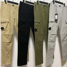 Newest Garment Dyed Cargo Pants One Lens Pocket Pant Outdoor Men Tactical Trousers Loose Tracksuit Size M XXL Fe