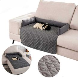 kennels pens Waterproof dog sofa with neck mattress suitable for small medium and large dogs pet sofas covers sleep mats H240522
