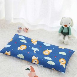 Pillows 30x50cm long childrens pillow baby crib baby pillow pure cotton childrens head cushion cartoon pillow for children aged 0-3 d240522