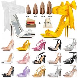 designer red bottoms high heels shoes Top Luxus Frauen Kleid Schuhe Stiletto Büro Slingback Gummi Loafers Pumps 【code ：L】